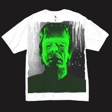FRANKENSTEIN "DRIP" GREEN T-SHIRT WHITE