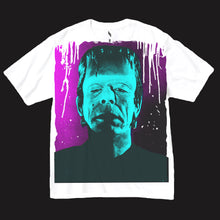 FRANKENSTEIN "DRIP" BLUE/PURPLE T-SHIRT WHITE