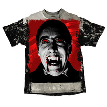 DRACULA "FANGS" T-SHIRT ACID WASH