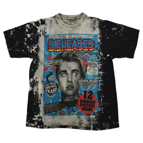 BIEHEADED T-SHIRT ACID WASH BLACK