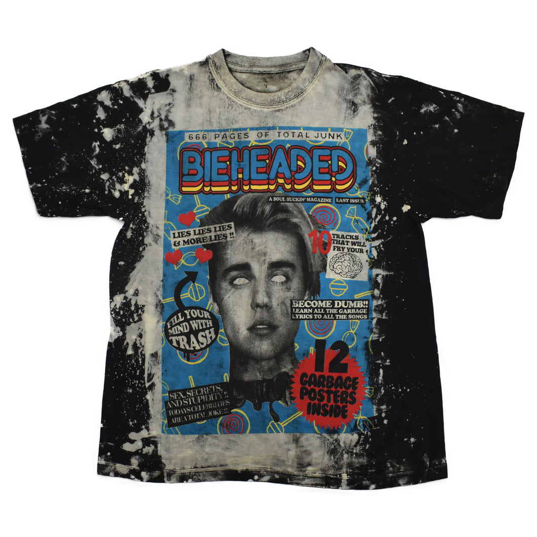 BIEHEADED T-SHIRT ACID WASH BLACK