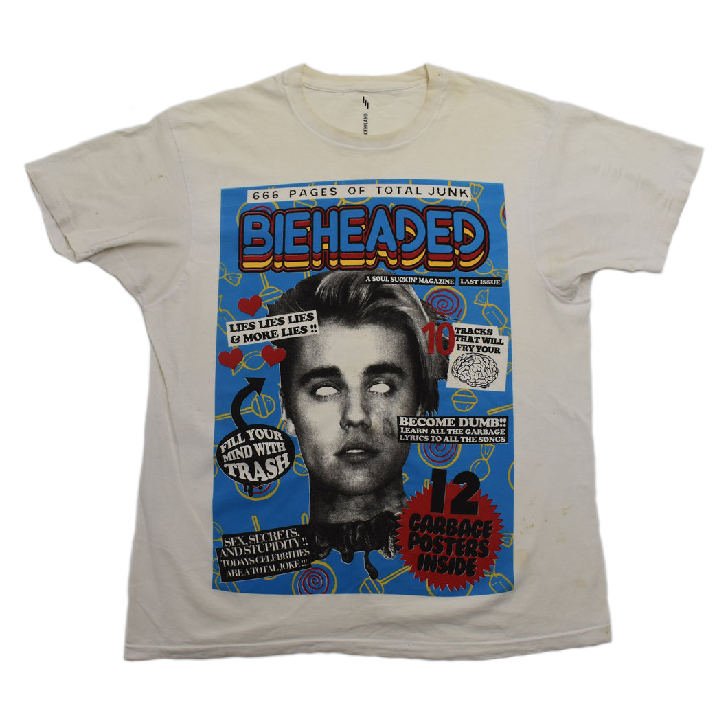 BIEHEADED T-SHIRT VINTAGE WHITE