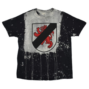 CREST T-SHIRT ACID WASH BLACK