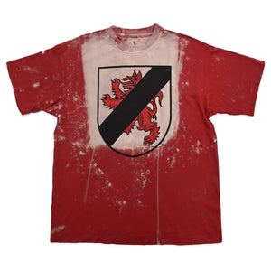 CREST T-SHIRT ACID WASH RED