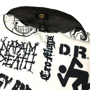ALL OVER PRINT PUNK PATCH HOODED COACH JACKET 1 OF 1