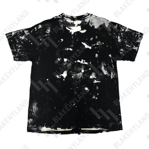 NO COST FOR COMPASSION T-SHIRT ACID WASH BLACK