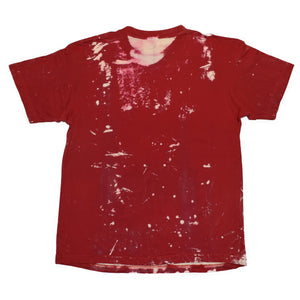 DISEEZY T-SHIRT ACID WASH RED