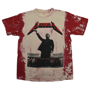 DISEEZY T-SHIRT ACID WASH RED