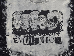 EVILUTION T-SHIRT ACID WASH BLACK