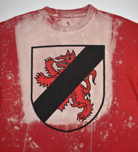 CREST T-SHIRT ACID WASH RED