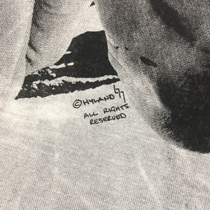 PEACE T-SHIRT ACID WASH BLACK