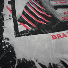 BRAINWASHED T-SHIRT ACID WASH BLACK