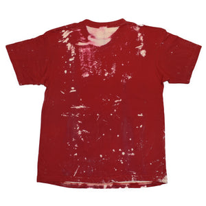 EVILUTION T-SHIRT ACID WASH RED