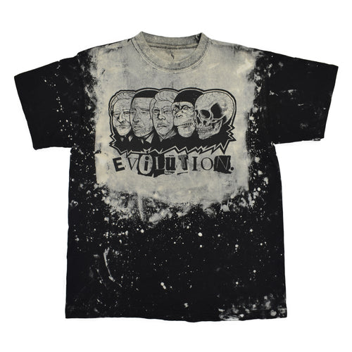 EVILUTION T-SHIRT ACID WASH BLACK