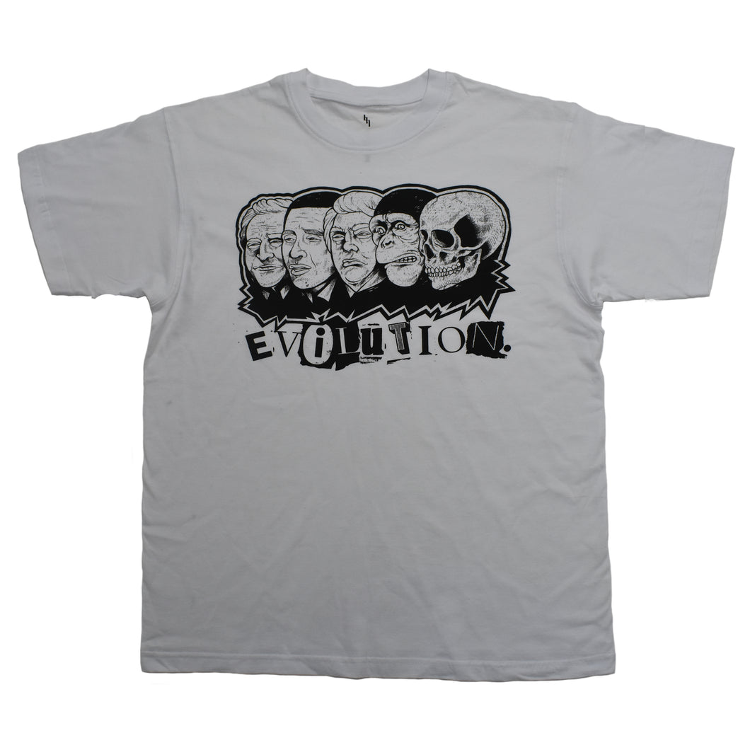 EVILUTION T-SHIRT WHITE