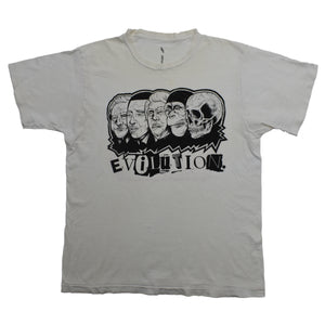 EVILUTION T-SHIRT VINTAGE WHITE