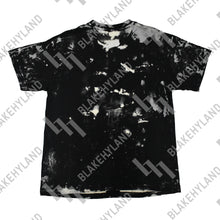 FAME WILL EAT YOUR BRAIN T-SHIRT ACID WASH BLACK