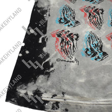 HEAVEN OR HELL T-SHIRT ACID WASH BLACK