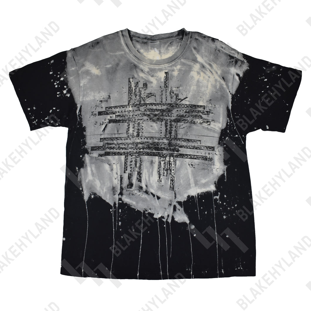 HASHTAG T-SHIRT ACID WASH BLACK