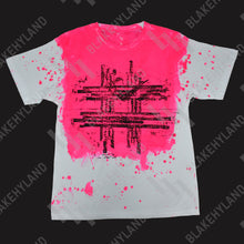 HASHTAG T-SHIRT SPLATTER PINK