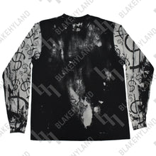 NO COST LONG SLEEVE T-SHIRT ACID WASH BLACK