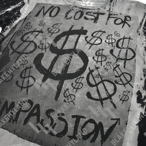 NO COST T-SHIRT ACID WASH BLACK
