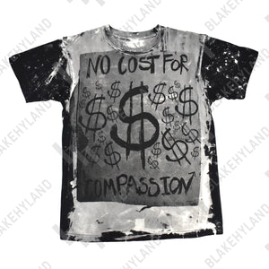 NO COST T-SHIRT ACID WASH BLACK