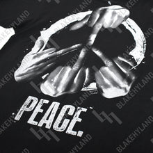 PEACE T-SHIRT INVERT BLACK