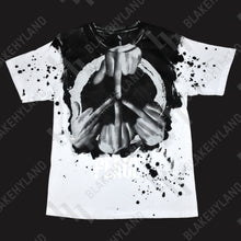 PEACE T-SHIRT SPLASH BLACK