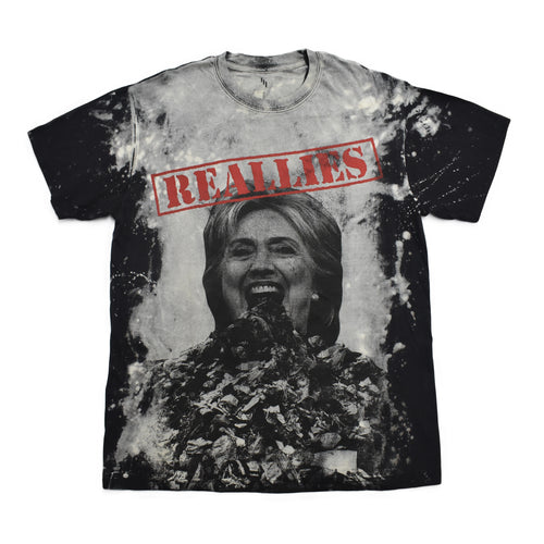 REALLIES T-SHIRT ACID WASH BLACK