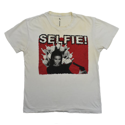 SELFIE T-SHIRT VINTAGE WHITE