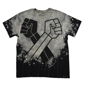 UNITY T-SHIRT ACID WASH BLACK