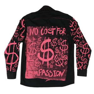 NO COST FOR COMPASSION ALL OVER PRINT DRESS SHIRT 1 OF 1