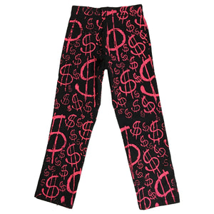 DOLLARS ALL OVER PRINT MAGENTA|BLACK PANT 32x32 1 OF 1