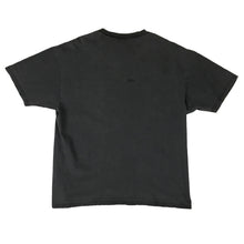 PEACE BLACK ON FADED GREY VINTAGE BLANK T-SHIRT L XL