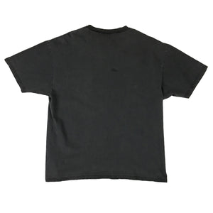 PEACE BLACK ON FADED GREY VINTAGE BLANK T-SHIRT L XL
