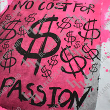 NO COST T-SHIRT SPLATTER PINK