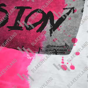 NO COST T-SHIRT SPLATTER PINK
