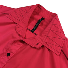 PEACE PATCHWORK MAGENTA DRESS SHIRT 1 OF 1