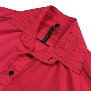 PEACE PATCHWORK MAGENTA DRESS SHIRT 1 OF 1