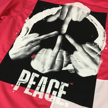 PEACE PATCHWORK MAGENTA DRESS SHIRT 1 OF 1