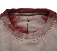 BIEHEADED T-SHIRT ACID WASH RED
